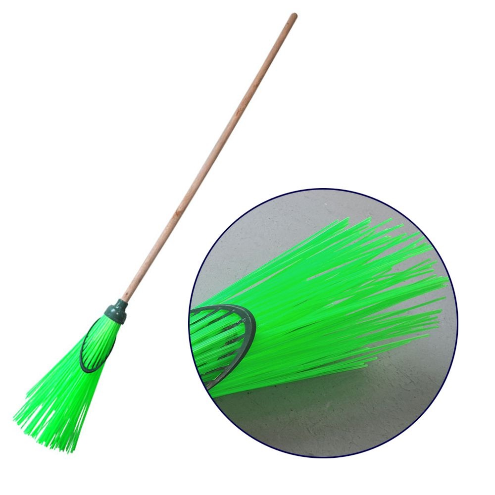 도로 낙엽청소 플라스틱 장대비 마당비 실외용 마당빗자루