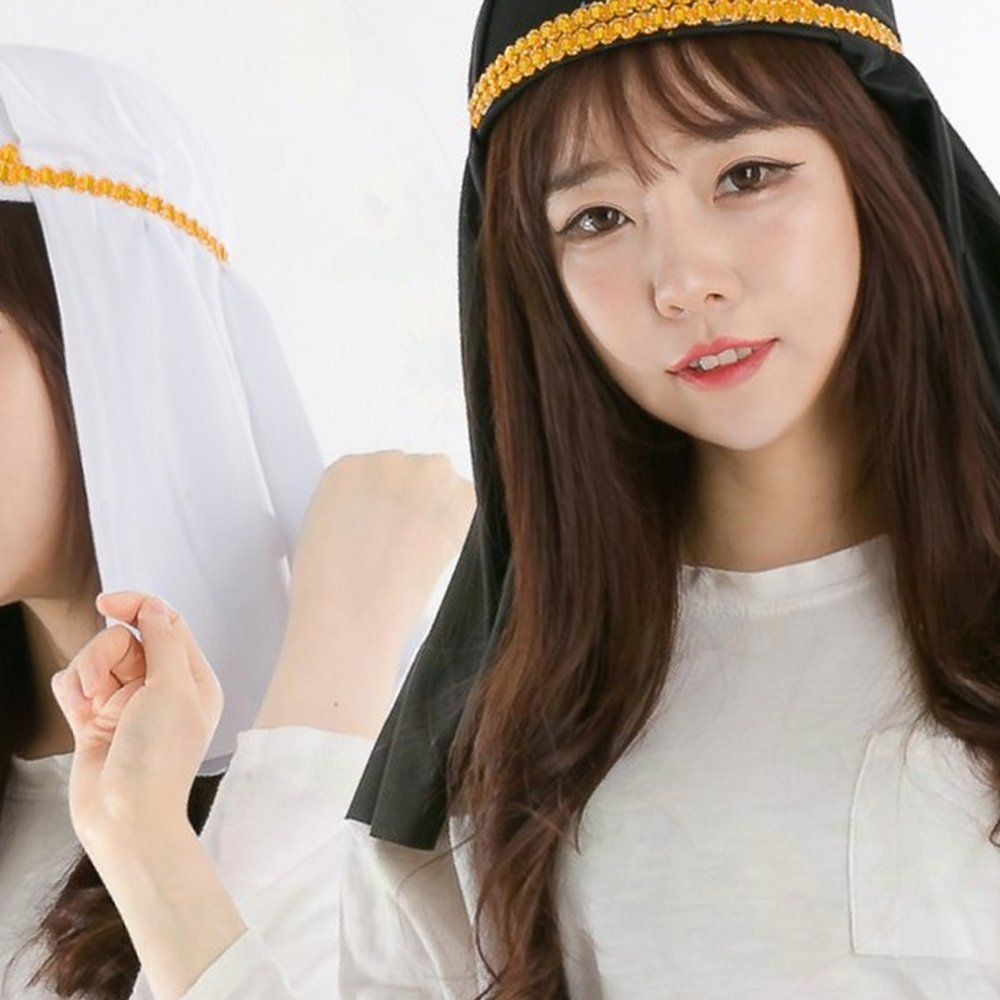 영업상비밀표기불가 아랍 히잡 머리 모자 파티 공연 행사 축제 변장 이벤트 소품