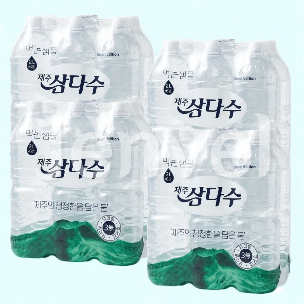 제주 삼다수 2L 24개 (유/무라벨 랜덤) 생수 2리터 먹는샘물 (2L x 24개)