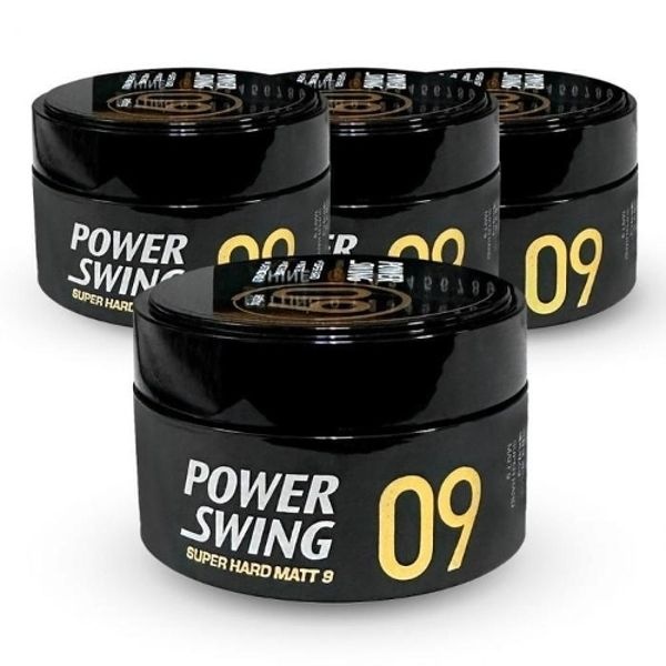 미쟝센 파워스윙 헤어 슈퍼 하드 무광 매트 왁스 9 80g 4개