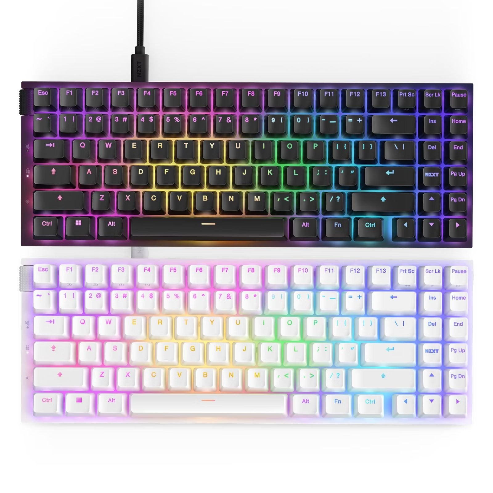 NZXT (현대Hmall) NZXT Function 2 MiniTKL 텐키리스 게이밍 키보드 기계식 알루미늄 리니어 광축