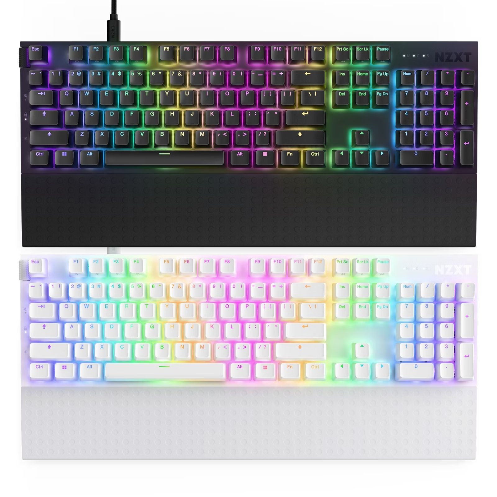 NZXT (현대Hmall) NZXT Function 2 풀사이즈 게이밍 키보드 기계식 알루미늄 리니어 광축