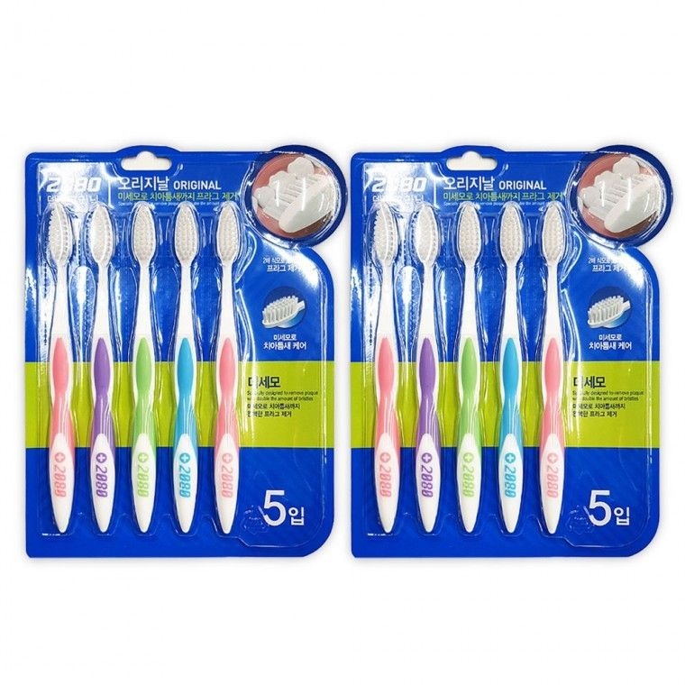 2080덴탈크리닉 오리지날 미세모칫솔 10개입 칫솔세트 2080칫솔
