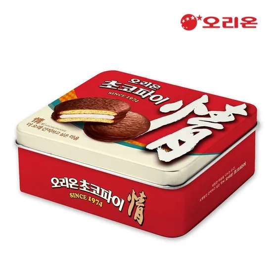 오리온 초코파이 틴케이스 에디션 12P 2개