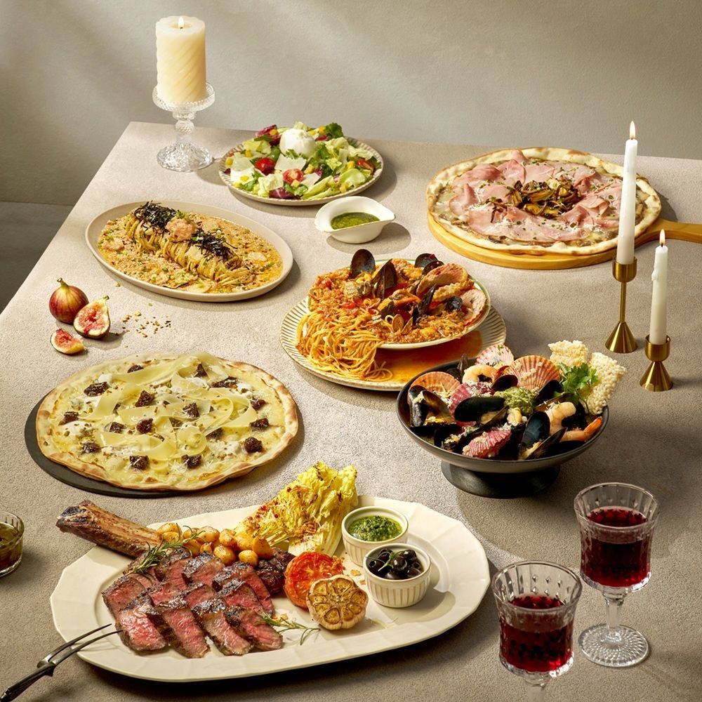 매드포갈릭 갈릭페뇨파스타+고르곤졸라피자+에이드2잔