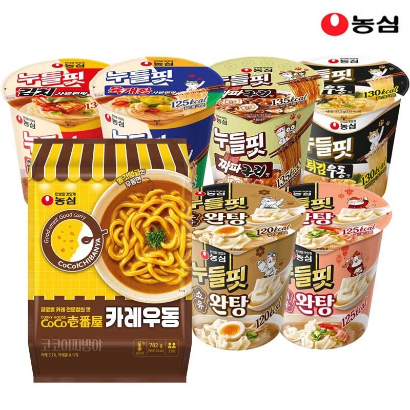 농심 누들핏 소유완탕 30g 8개입