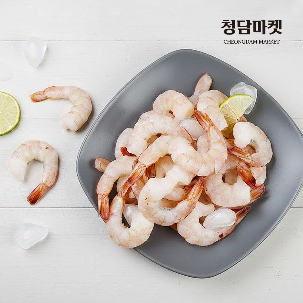 감바스용 손질 칵테일새우 1kg (62-80마리 x 1팩)