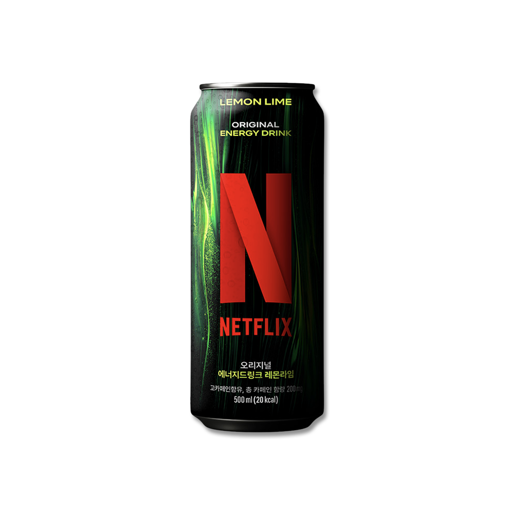 넷플릭스 에너지레몬라임 고카페인 캔음료 500ml x 4개