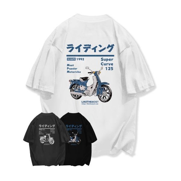 LIKE THE MOST 라이딩 바이크 오버 티셔츠 3colors 279567