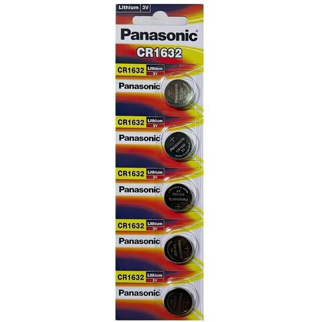 파나소닉 CR1632 리튬 코인 버튼셀 건전지 배터리 5P 스마트키 동전 납작 전지 빠데리