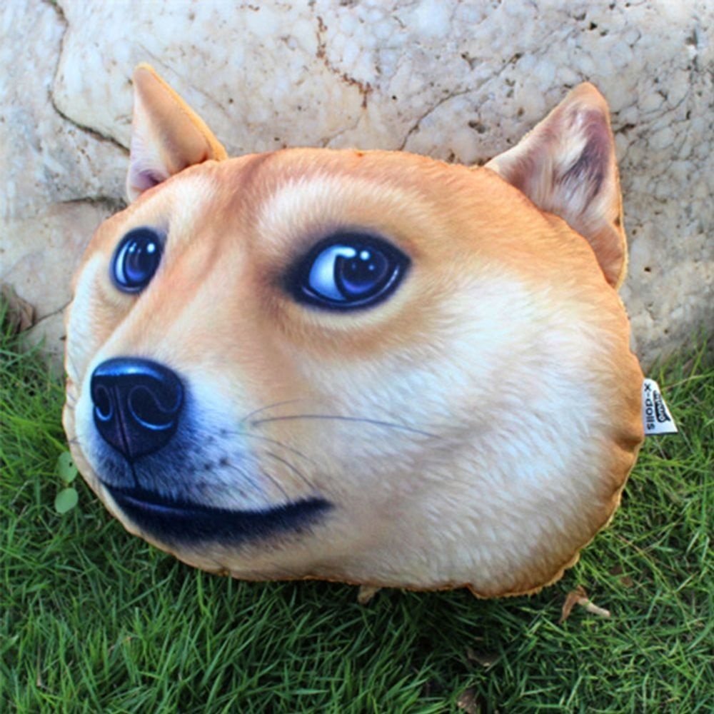 삼에스(주) X-DOLLS 차량용 목쿠션 베개 XD101T시바견doge