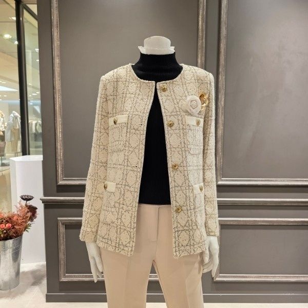 [대구백화점][기타]코르사주 장식 트위드 자켓(A62WJK430)