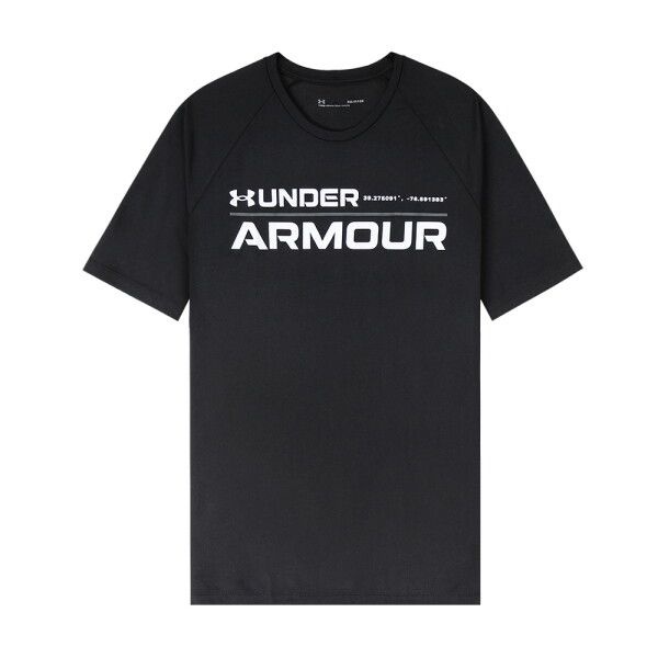 언더아머 [언더아머] 반팔 티셔츠 블랙 1370538-001