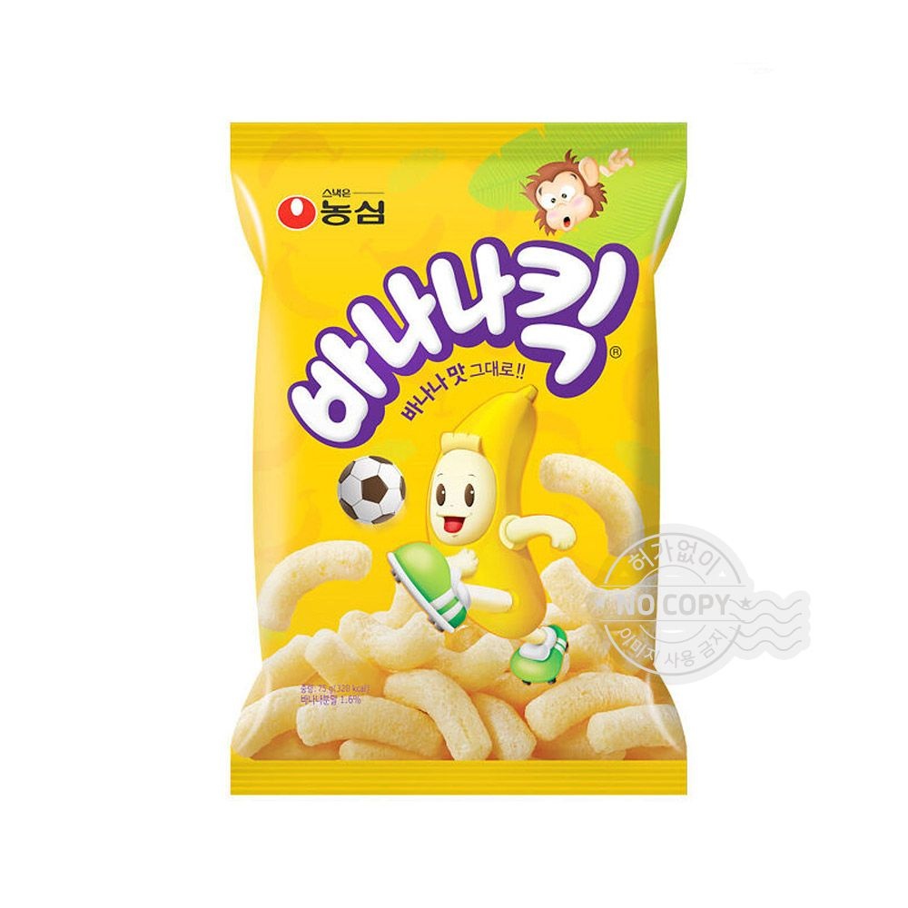 농심 과자사탕초콜릿간식/C28_농심 바나나킥 75g/사무실,회사,탕비실,모임,어린이집,학원,교회,과자파티