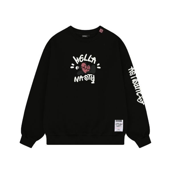 에즈아이원 HELLA NASTY 스웨트셔츠 블랙 1961681