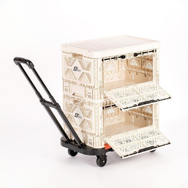 48리터 앞문오픈형 폴딩 박스 카트 세트 1+2+1