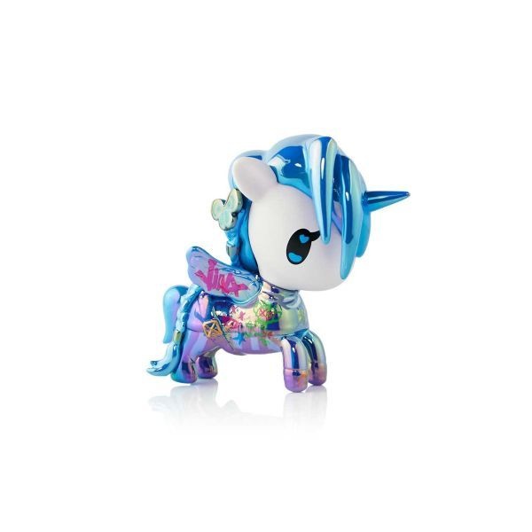 RIOT STORE 매장정품 RIOT STORE tokidoki x 아케인 Unicorno 특별 에디션 파란색 아수라장 징크스