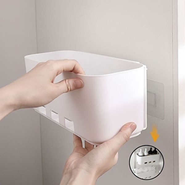 수납용품 부착식 주방 정리 슬라이딩 선반 정리함 DD-10758