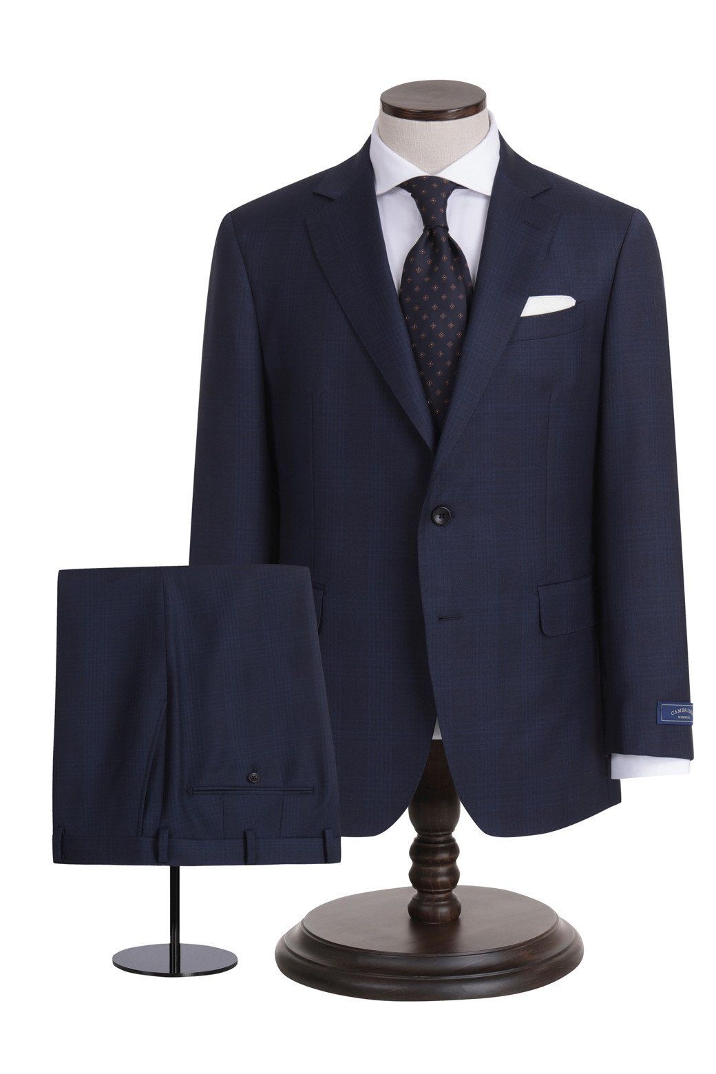 [롯데백화점] 캠브리지멤버스 울 글렌체크 수트 자켓 네이비_MFFBS25402NAV_JSET LE1220976112