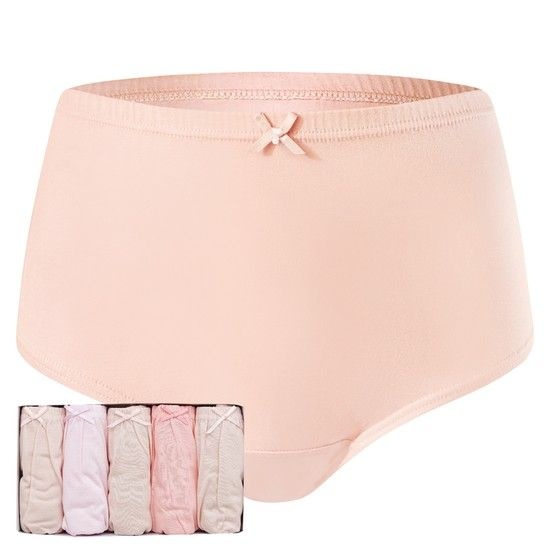 BYC 여성 순면 맥시 삼각 팬티 5매입 세트 8201