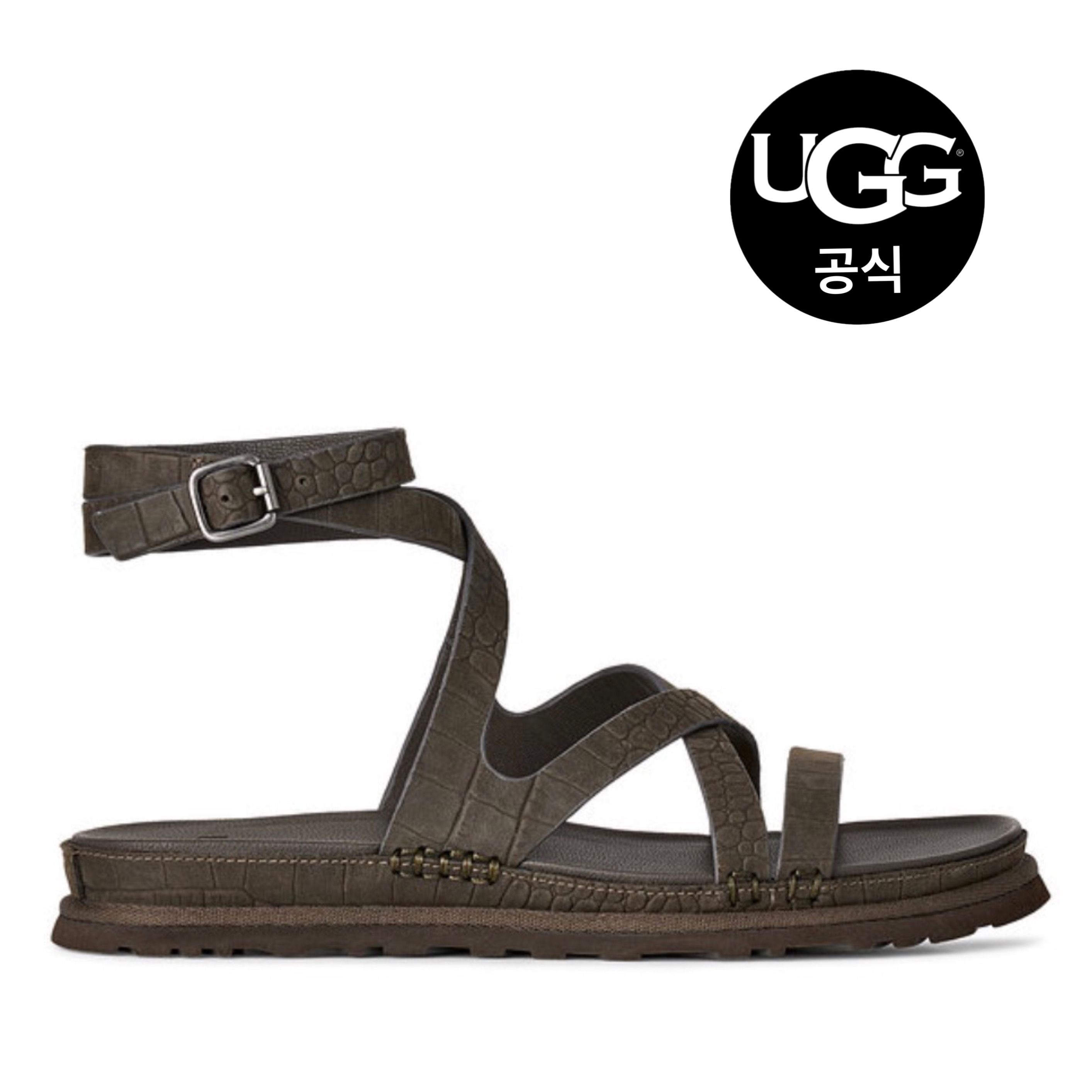 [롯데백화점] 어그 공[WOMEN] 26SS 골든게이즈 엠보스드 앵클 랩1666105523 LE1221102904