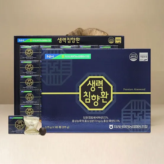 지리산마천농협 생력 침향환 100환 추석 설 명절 선물세트 전용쇼핑백