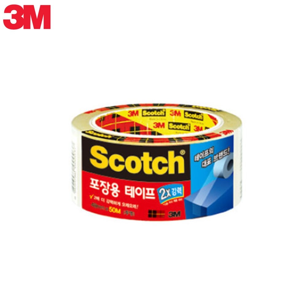 SP 3M 강력한 포장용 테이프 접착 포장 택배 사무실 공장 이삿짐센터 택배정리 선물 효율
