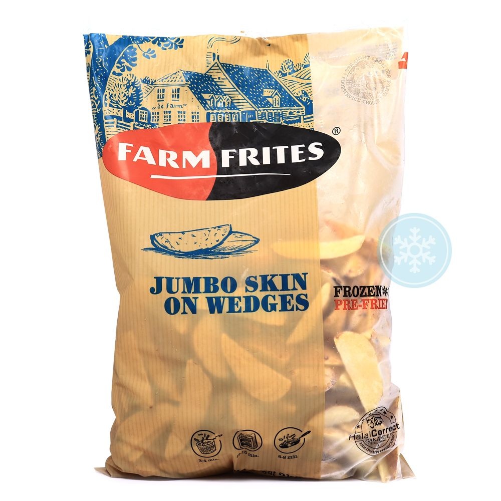 FARM FRITES 팜프리츠 점보 웨지 2kg /8컷웨지감자/냉동