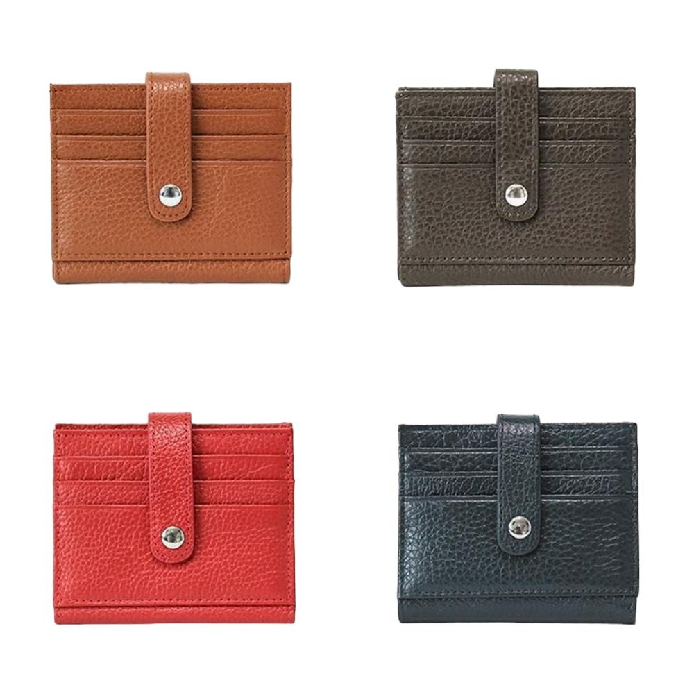 블루마운트 여성 깔끔한 소가죽 미니 카드 반지갑 경품 카드지갑선물 여성지갑 답례품