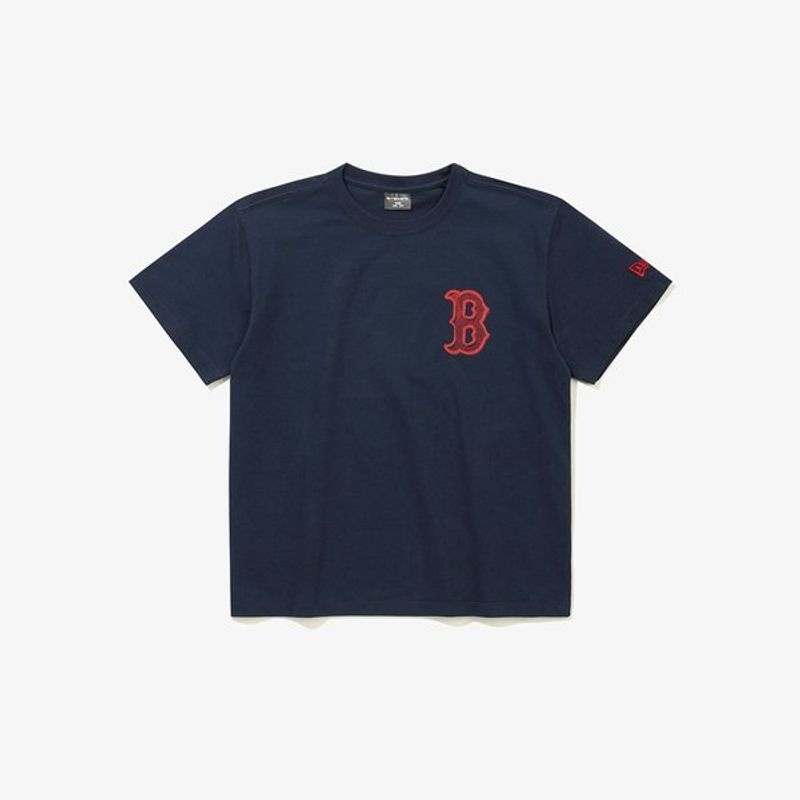 New Era Cap Inc., 수입자 : 뉴에라캡코리아(유) [갤러리아] 뉴에라키즈 MLB 보스턴 레드삭스 리소그래프 티셔츠  (15161493)