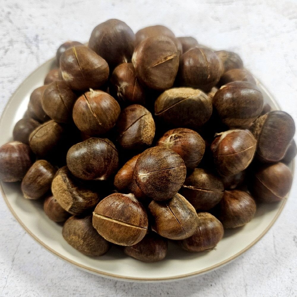 홍쁘로식품 밤요리 밤밥 칼집 약단밤 1KG 2KG 망포장 간편한 영양 간식