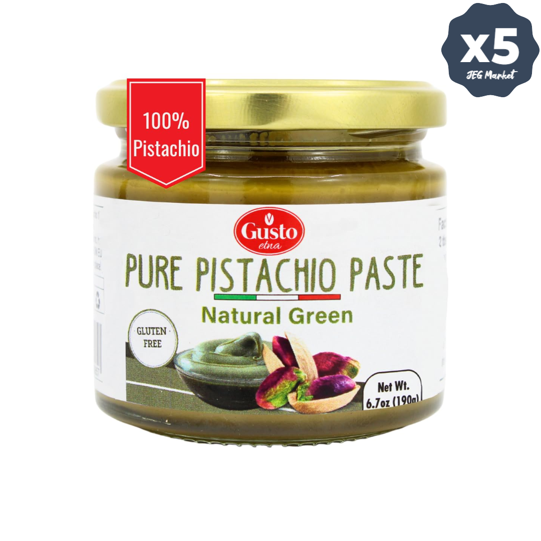 [해외] GUSTO ETNA 구스토 에트나 피스타치오 페이스트 190g x 5