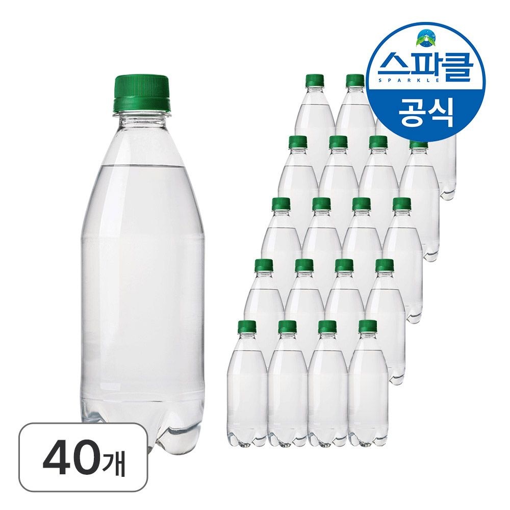 스파클 스파클 탄산 스파클링 플레인 500ml 40개