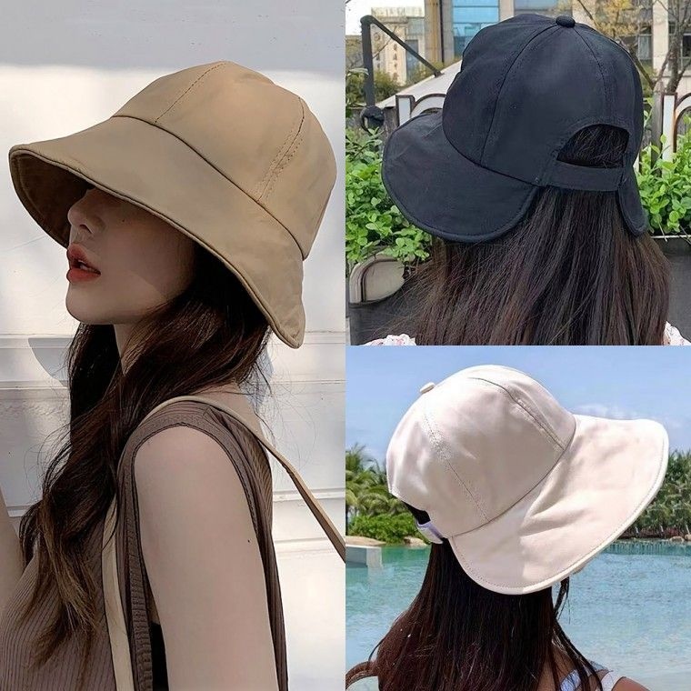 여름 챙모자 3컬러 제주 여행 햇빛가리개모자 등산 산책 인쇄