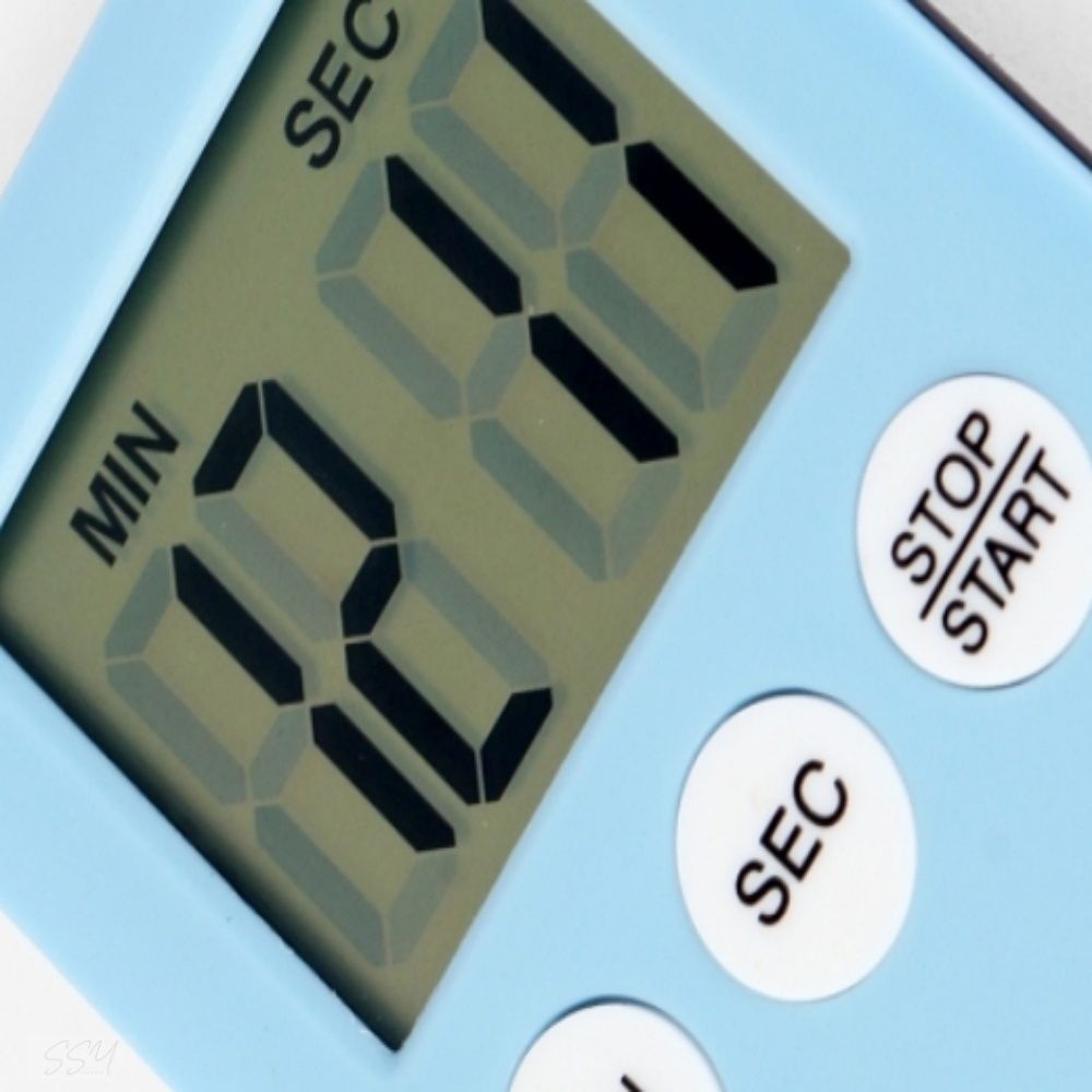 디지털 타이머(블루) 전자타이머 스톱워치 쿠킹타이머