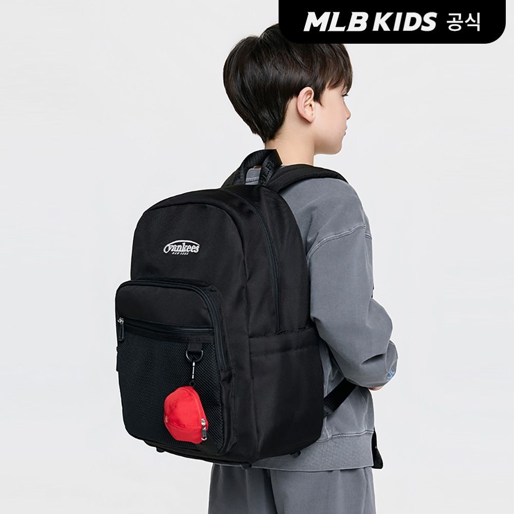 MLB 키즈 (공식)26N 메쉬 루키 백팩 NY (Black) 7ABKB146N-50BKS