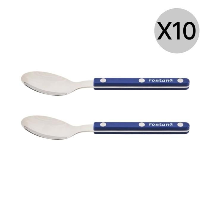 GUANGDOG HENGGUANG HARDWARE INDUSTY CO.,LTD 폰타나 카프리 블루 수프 스푼 20p 주방 소품 추천