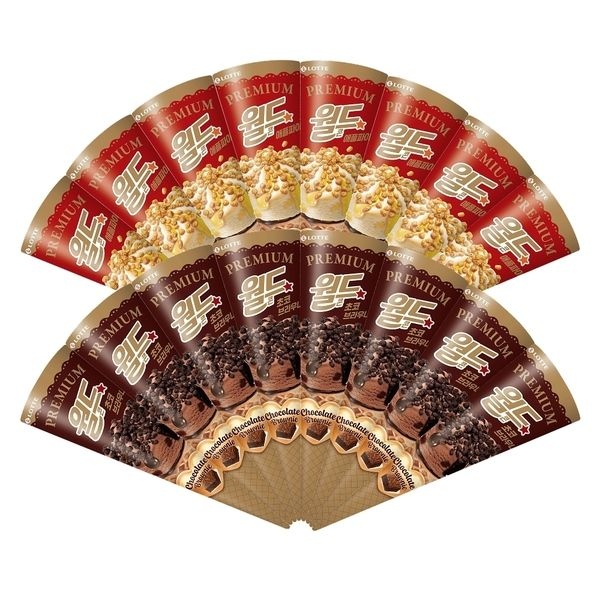 롯데제과(주) 월드콘 북중미 이벤트 애플파이x8+초코브라우니x8