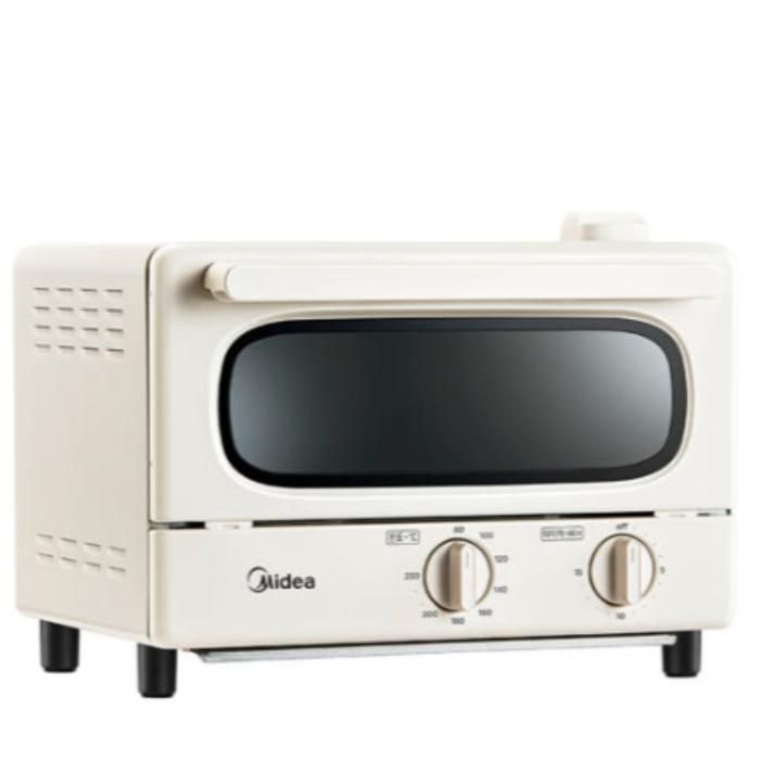 미디어 스팀 미니 전기 오븐 10L 아이보리 고출력