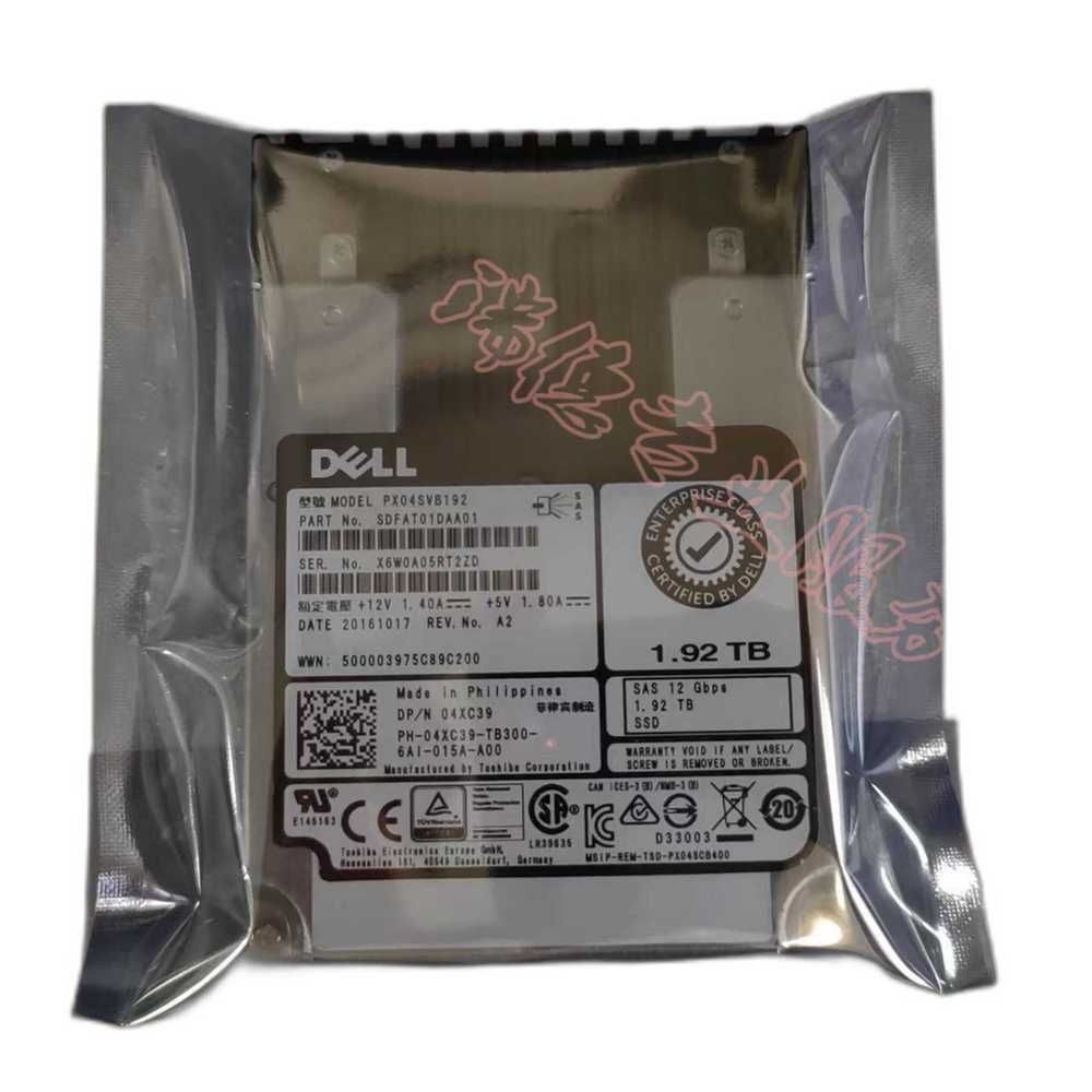 [해외] DELL 04XC39 1.92TB SAS 12G SSD Toshiba Kioxia PX04SVB192 정품 (1년 보증)