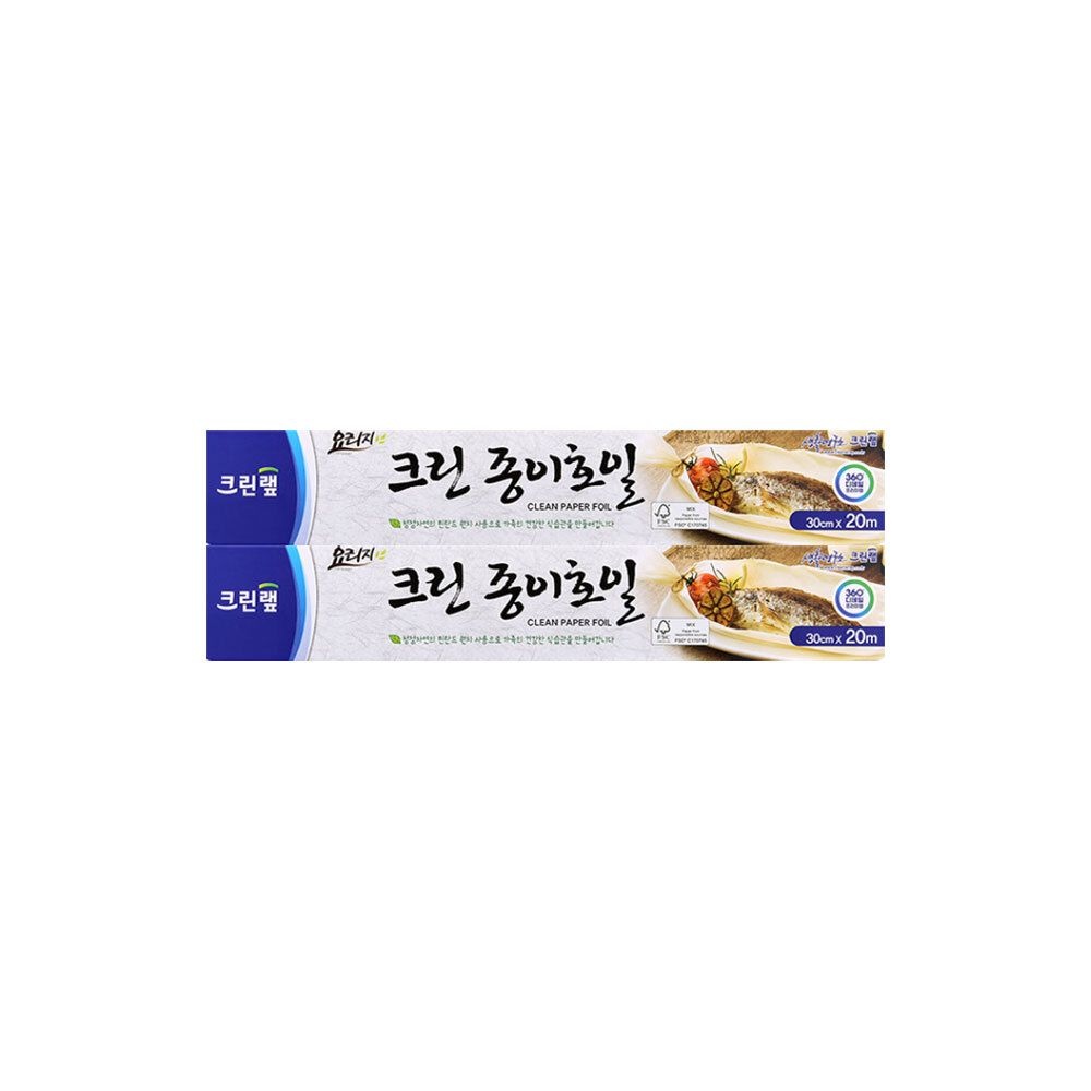 크린랲 크린랩 크린종이호일 30cm 20M X 2개