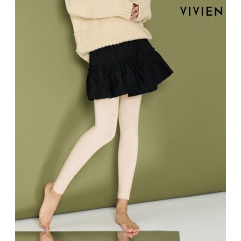 비밀상점 비비안스타킹 코튼 밍크기모 레깅스 TS6282