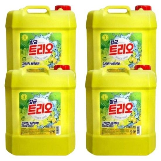트리오 대용량 업소용 주방세제 14kg x 4개