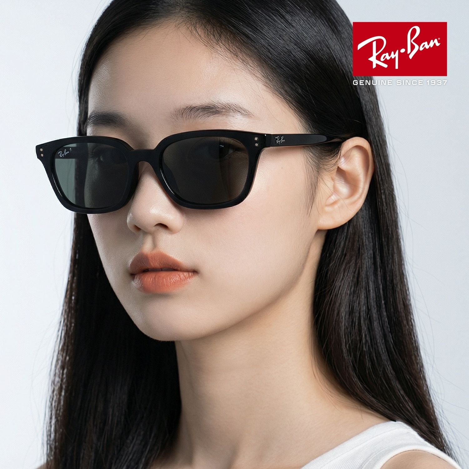 레이밴 RB4456F 6677 81 공식수입 ZAYA 자야 긱시크 캣아이 편광 아시안핏 레이벤 선글라스
