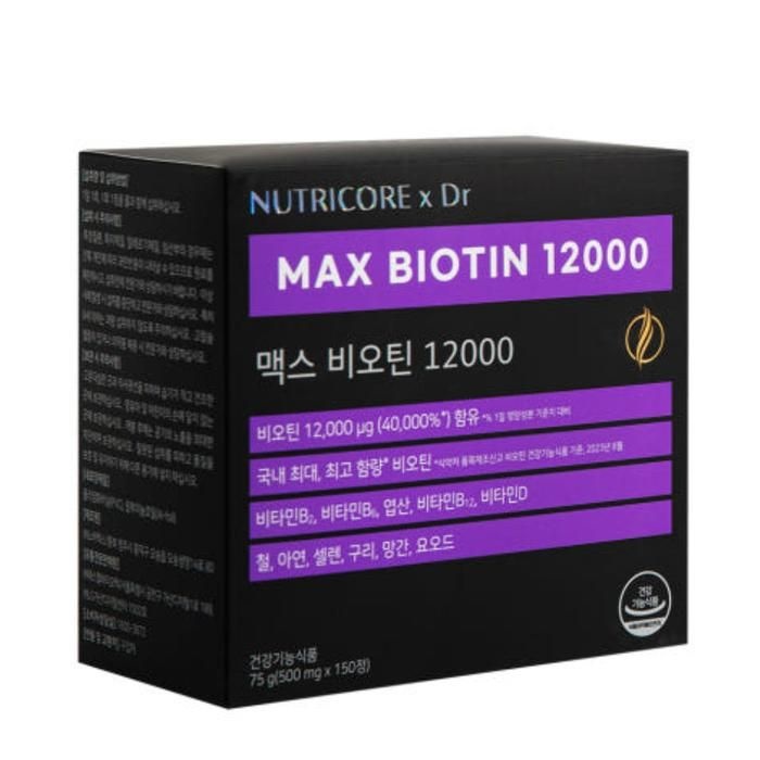 뉴트리코어 뉴트리코어 맥스 비오틴 직장  건강  150정