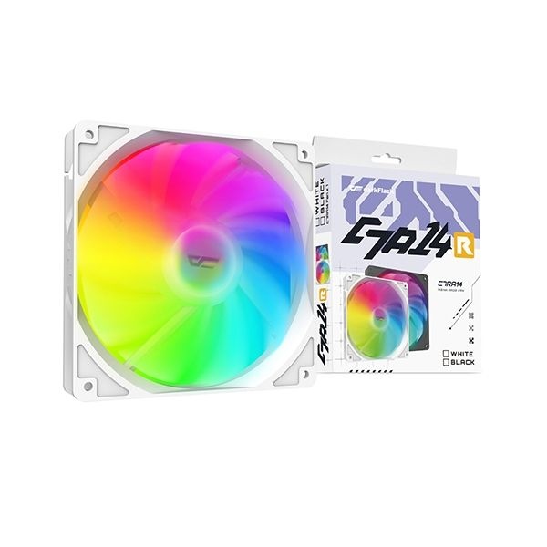DARKFLASH C7RA14 140 ARGB Reverse (화이트)