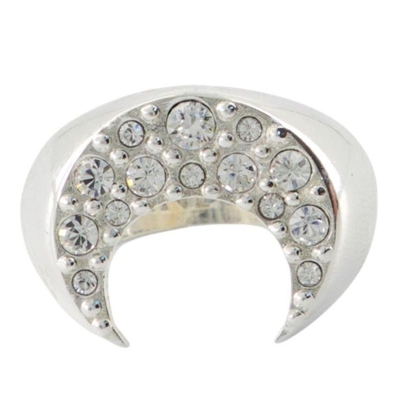 마린세르 크레센트 라이노스톤 문 반지 UJW081ARMET0001 MT11