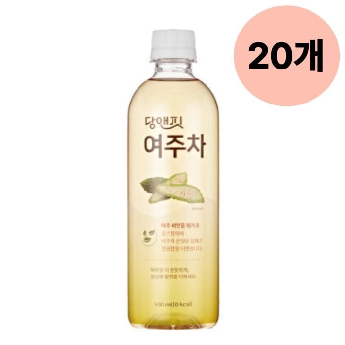 삼양패키징 일화 당앤핏 여주차 제로 무카페인 차음료 500ml 20개