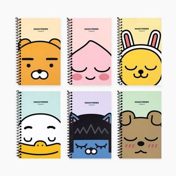 제조자:알티피아 / 수입자:알티피아 알티피아 카카오프렌즈 원링 좌철 수첩 WB75343