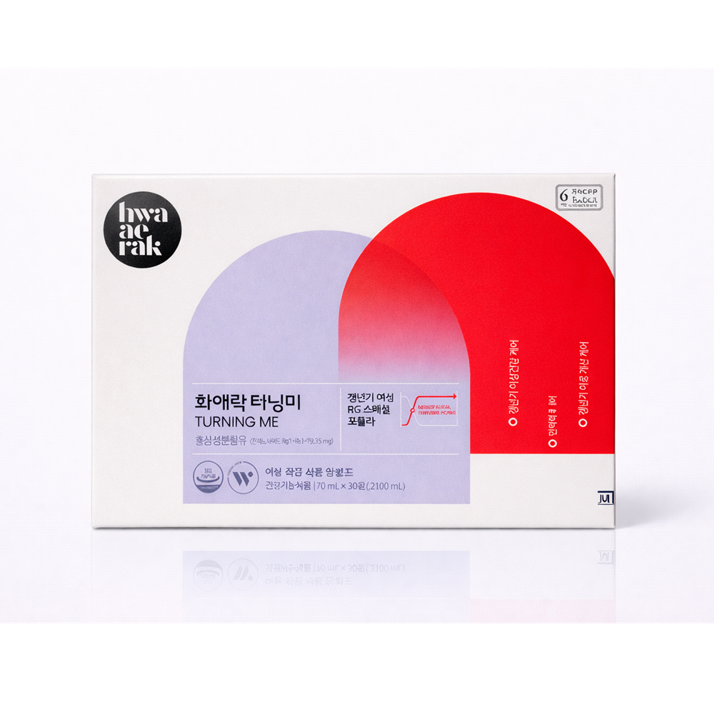 정관장 화애락 터닝미 70ml 30포 화애락진 효능 갱년기 부모님 선물 후기 에스트로겐